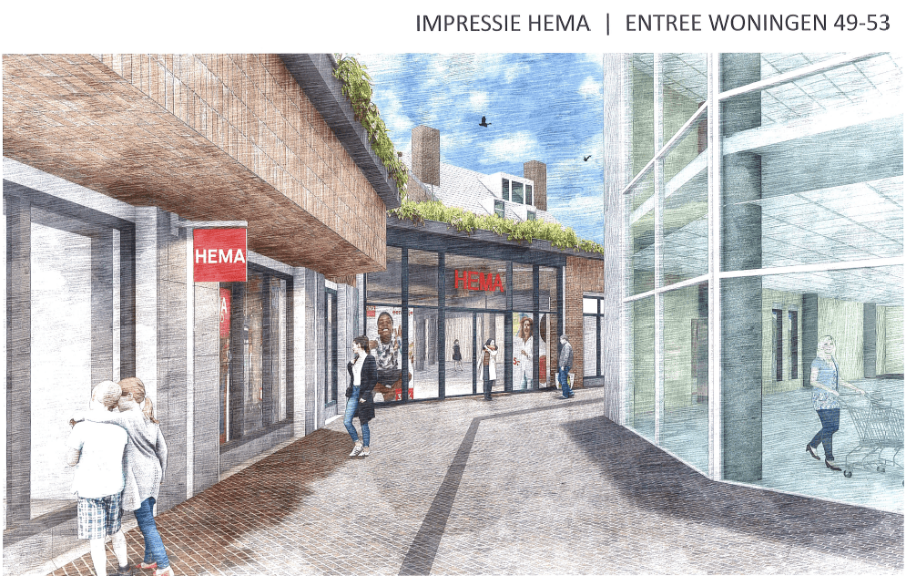 Entree woningen De Enk